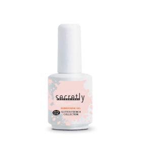 Βάση ημιμόνιμου βερνικιού  SECRETLY Glitter Rubber Base Gel French Collection #2 15 ml
