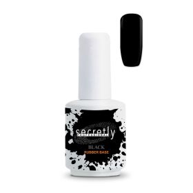 Βάση ημιμόνιμου βερνικιού SECRETLY Rubber Base Black 15 ml