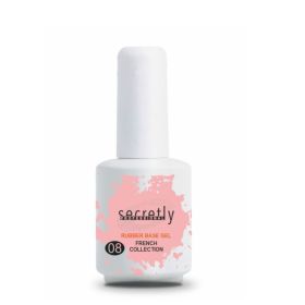 Βάση ημιμόνιμου βερνικιού SECRETLY Rubber Base Gel French Collection #8 15 ml