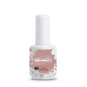 Βάση ημιμόνιμου βερνικιού  SECRETLY Rubber Base Gel French Collection #10 15 ml