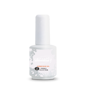 Βάση ημιμόνιμου βερνικιού  SECRETLY Rubber Base Gel French Collection #12 15 ml