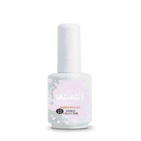 Βάση ημιμόνιμου βερνικιού  SECRETLY Rubber Base Gel French Collection #13 15 ml