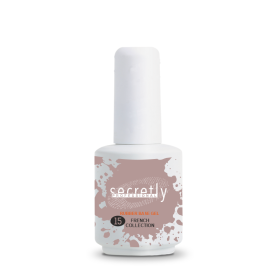 Βάση ημιμόνιμου βερνικιού  SECRETLY Rubber Base Gel French Collection #15 15 ml