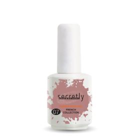 Βάση ημιμόνιμου βερνικιού SECRETLY Rubber Base Gel French Collection #7 15 ml