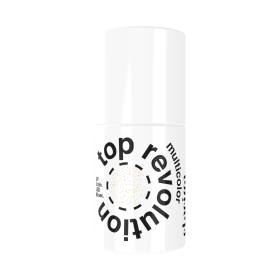 Top coat ημιμόνιμου βερνικιού Revolution MULTICOLOR 14ml