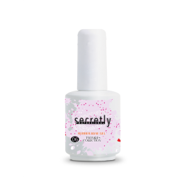 Βάση ημιμόνιμου βερνικιού  SECRETLY Rubber base Twinkle Collection 6 15ml