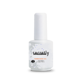 Βάση ημιμόνιμου βερνικιού SECRETLY Rubber base Twinkle Collection 15 15 ml