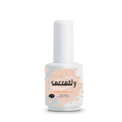 Βάση ημιμόνιμου βερνικιού SECRETLY Rubber base Twinkle Collection 21 15 ml