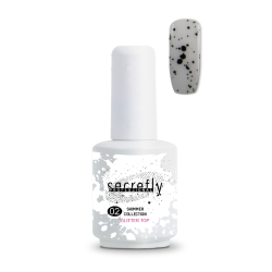 Top coat ημιμόνιμου βερνικιού SECRETLY Shimmer Collection Glitter Top Coat 2 15 ml