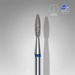 Διαμαντόφρεζα EC "Flame" μπλε head diameter 2.1mm working part 8.0mm