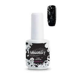 Top coat ημιμόνιμου βερνικιού SECRETLY Flake Collection Top Coat 4 15 ml