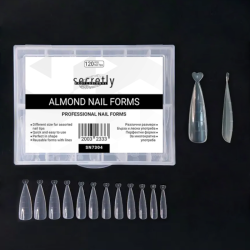 Dual forms Almond Professional Nail Forms 120τμχ.