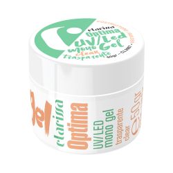 UV/LED gel Clarissa OPTIMA Monogel Transparante Fibra Di Vetro 50 g 