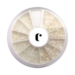 Πέρλες CLARISSA για σχέδια Nail Art Pearl Σετ 570 τμχ.
