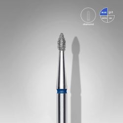 Διαμαντόφρεζα EC Pointed "Bud" μπλε Head diameter 1.8mm working part 4.0mm 