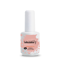 Βάση ημιμόνιμου βερνικιού SECRETLY Rubber Base Gel French Collection #6 15 ml