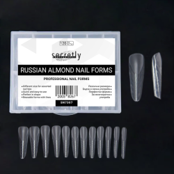 Dual forms Russian Almond Professional Nail Forms 120τμχ.
