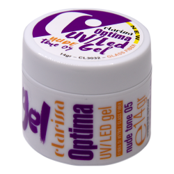 UV/LED gel Clarissa OPTIMA Nude 05 Glass Fiber 14 g
