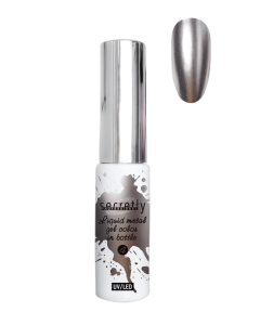 Gel painting Secretly Liquid metal gel color in bottle 4 10 ml