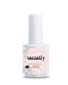 Βάση ημιμόνιμου βερνικιού SECRETLY PROFESSIONAL Rubber base Twinkle Collection 11 15ml