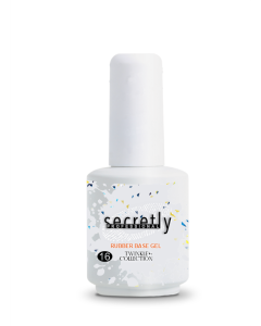 Βάση ημιμόνιμου βερνικιού SECRETLY PROFESSIONAL Rubber base Twinkle Collection 16 15 ml