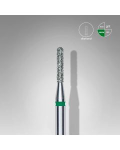 Διαμαντόφρεζα EC Rounded "Cylinder" πράσινη Head diameter 1.4mm working part 8.0mm