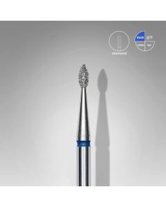 Διαμαντόφρεζα EC "Drop" μπλε Head diameter 1.6mm working part 4.0mm