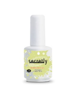 Βάση ημιμόνιμου βερνικιού SECRETLY PROFESSIONAL Rubber base Twinkle Collection 28 15ml