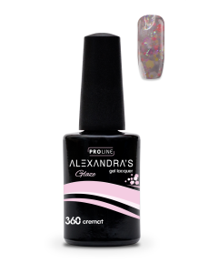 Ημιμόνιμο βερνίκι ALEXANDRA'S PROLINE Glaze Collection Cremat #360
