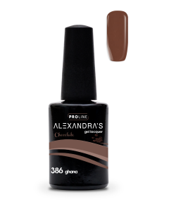 Ημιμόνιμο βερνίκι ALEXANDRA'S PROLINE Chocolate Collection Ghana #386