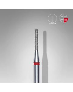 Διαμαντόφρεζα EC Rounded "Cylinder" κόκκινη Head diameter 1.4mm working part 8.0mm