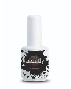 Top coat ημιμόνιμου βερνικιού SECRETLY PROFESSIONAL Glitter top coat 15ml