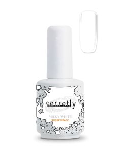 Βάση ημιμόνιμου βερνικιού SECRETLY PROFESSIONAL Rubber Base Milky White 15ml