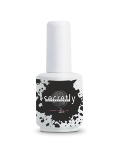 Top coat ημιμόνιμου βερνικιού SECRETLY PROFESSIONAL Rubber Top Gel 2 Hybrid 15 ml