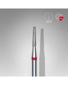 Διαμαντόφρεζα EC "Frustum" κόκκινη Head diameter 1.8mm working part 8.0mm