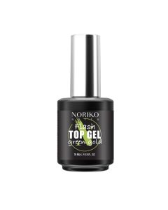 Top Coat ημιμόνιμου βερνικιού Nails Flash Green Gold Top Gel 15ml
