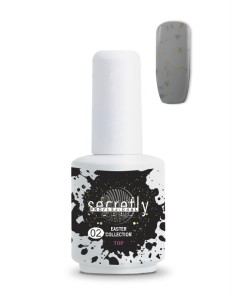 Top coat ημιμόνιμου βερνικιού SECRETLY PROFESSIONAL Easter Collection Glitter Top Coat 2 15 ml