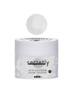 UV/LED gel SECRETLY PROFESSIONAL ECO GLITTER BUILDER GEL Collection #7