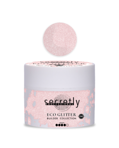 UV/LED gel SECRETLY PROFESSIONAL ECO GLITTER BUILDER GEL Collection #8