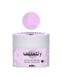 UV/LED gel SECRETLY PROFESSIONAL ECO GLITTER BUILDER GEL Collection #9
