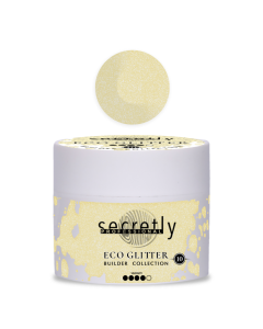 UV/LED gel SECRETLY PROFESSIONAL ECO GLITTER BUILDER GEL Collection #10