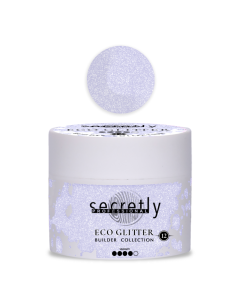 UV/LED gel SECRETLY PROFESSIONAL ECO GLITTER BUILDER GEL Collection #12