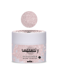 UV/LED gel SECRETLY PROFESSIONAL ECO GLITTER BUILDER GEL Collection #17