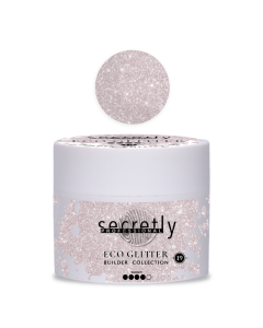 UV/LED gel SECRETLY PROFESSIONAL ECO GLITTER BUILDER GEL Collection #19