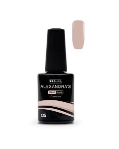 Βάση για ημιμόνιμο βερνίκι ALEXANDRA'S PROLINE Fiber Base Collection #5 14ml