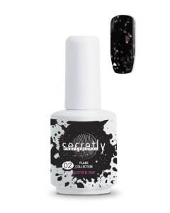Top coat ημιμόνιμου βερνικιού SECRETLY PROFESSIONAL Flake Collection Top Coat 2 15 ml