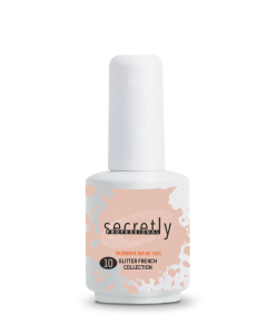 Βάση ημιμόνιμου βερνικιού SECRETLY PROFESSIONAL Glitter Rubber Base Gel French Collection #10 15ml
