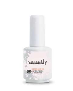 Βάση ημιμόνιμου βερνικιού SECRETLY PROFESSIONAL Glitter Rubber Base Gel French Collection #3 15ml