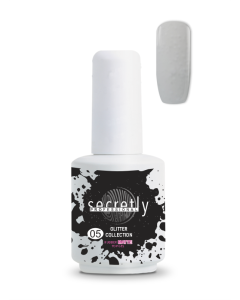 Top coat matte ημιμόνιμου βερνικιού SECRETLY PROFESSIONAL Glitter Collection Rubber Matte Top Coat 5 15 ml