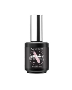 Βάση ημιμόνιμου βερνικιού Noriko Nails Builder Base Gold Flakes 15 ml